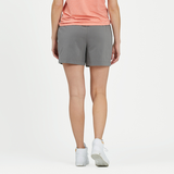 Women's Solid Crusher-FLEX Shorts- Slate Gray