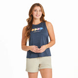 Women's Rally Swimming Turtles Sun Crusher Tank