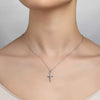Lafonn  Cross Pendant Necklace SS