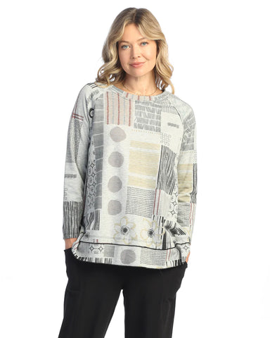 FLEECE RAGLAN SLEEVE TOP