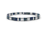 Skylar Paige - SELF LOVE - Morse Code Tila Beaded Bracelet - Luxe Lapis