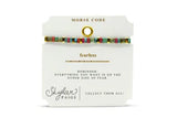 Skylar Paige - FEARLESS - Morse Code Tila Beaded Bracelet - Wild Watermelon