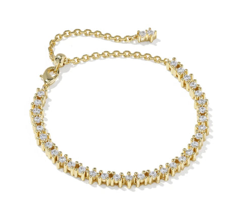 Fate Gold Tennis Bracelet