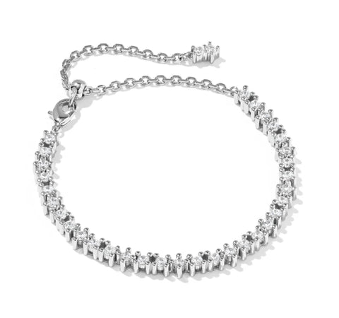 Fate Silver Tennis Bracelet