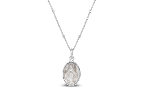 She Is Miraculous Necklace- Silver