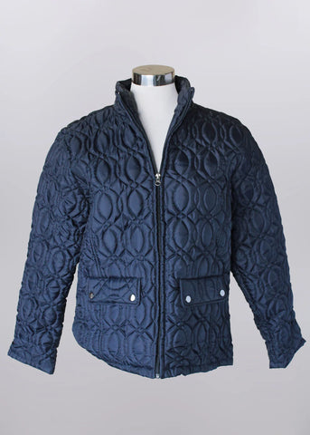 Quilted Jacket in Navy