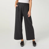 Ventura Stripe Wide Leg Crop Pant