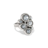 Constella Cluster Ring- Silver- Size 7