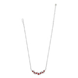 Constella Necklace- Red/Silver