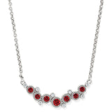 Constella Necklace- Red/Silver