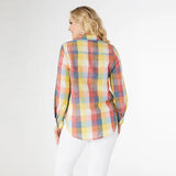 Rooney Bright Gingham Blouse - Bright/Multi