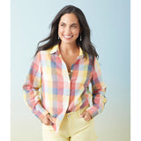 Rooney Bright Gingham Blouse - Bright/Multi