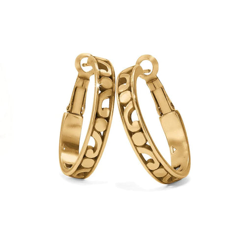 Contempo Small Hoop Earrings in gold