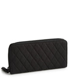 Continental Wallet- Moonless Night in Cotton Gabardine