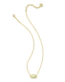 Elisa Gold Short Pendant Necklace