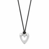 Cascade Open Heart Petite Cord Necklace