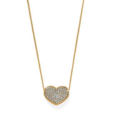 Illumina Celeste Heart Bold Necklace in Gold
