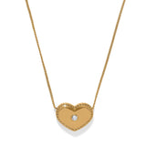 Illumina Celeste Heart Bold Necklace in Gold