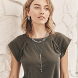 Interlok Twist Lariat Necklace