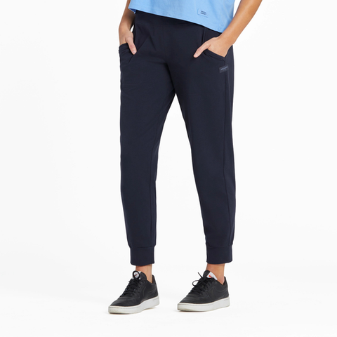 Women's Solid Crusher-FLEX Jogger- Inkwell Blue