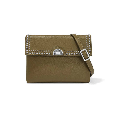 Brighton Leather Joy Mini Bag in Olive