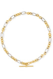 Embry Mixed Metal Link and Chain Necklace