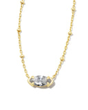 Genevieve Gold Satellite Short Pendant Necklace