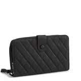 Large Tab Wallet- Moonless Night in Cotton Gabardine