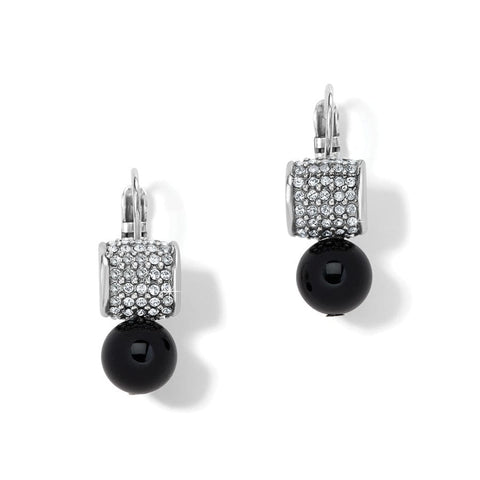 Meridian Bead Leverback Earrings