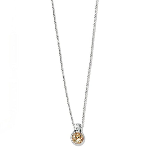 Meridian Aurora Petite Necklace- Silver Golden