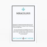 Miraculous Marian Consecration Bracelet- Silver