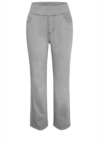 Relaxed Pull On Pant in Gray