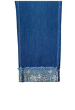 Pull on Capri with Embroidery