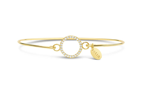 Pavé Icon Bracelet Circle