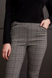 PULL ON ANKLE PANT-BORDEAUX