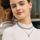 Twinkle Luxe Tassel French Wire Earrings