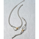 Meridian Suez Two Tone Necklace