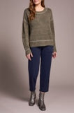 Crew Neck Sweater in Ivy Mix