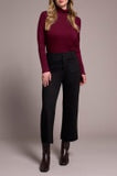 High Rise Ankle Pants in Black