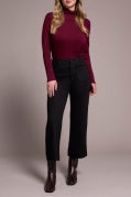 High Rise Ankle Pants in Black
