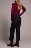 High Rise Ankle Pants in Black