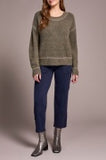 Crew Neck Sweater in Ivy Mix
