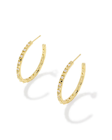 Fate Gold Hoop Earrings