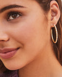 Veronica Hoop Earrings in Gold