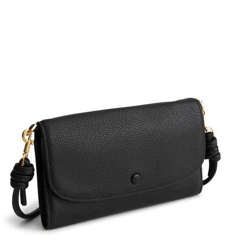 Wildwood Wallet Crossbody- Moonless Night in Leather