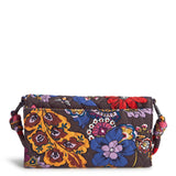 Wildwood Wallet Crossbody- Colorful Bouquet in Cotton Gabardine