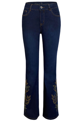 Boot Cut Jean w/ Embroidery