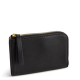 Zip Card Pouch- Moonless Night in Leather