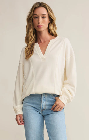 Out Of Towner Sweatshirt- Sea Salt