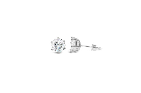 "Pretty Party" Earring 6 Prong CZ